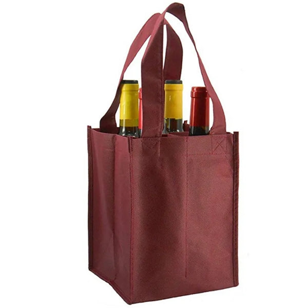 6 bottles non-woven wine tote bags