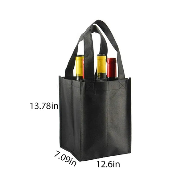 6 bottles non-woven wine tote bags