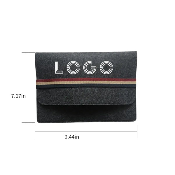 Felt electronic storage organization bag