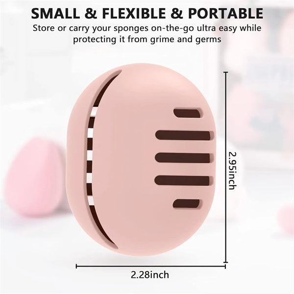 Double-Sided Breathable Silicone Makeup Sponge Holder