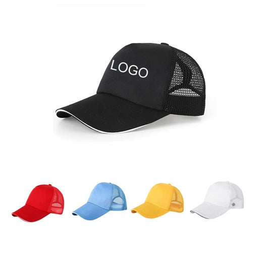 Cotton-Mesh Trucker Hat