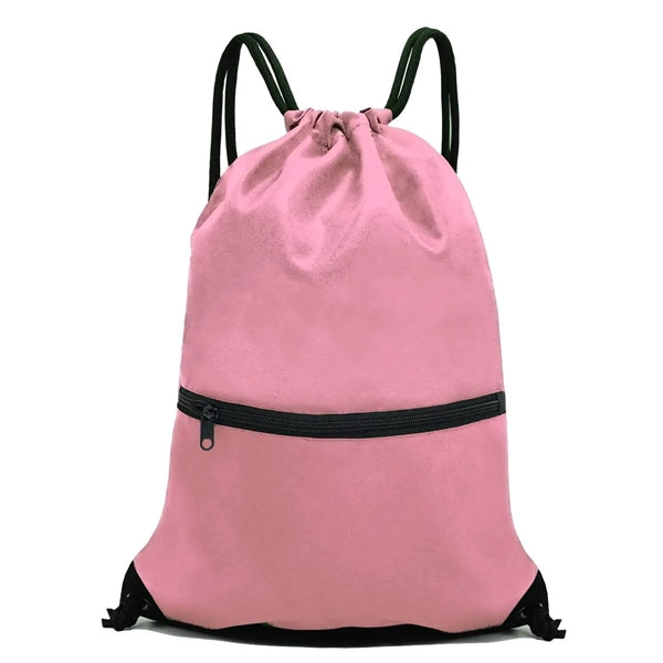 Drawstring Backpack Bag Sport Gym Sackpack