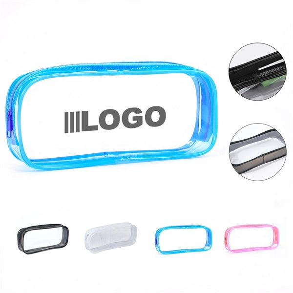 Clear PVC Zipper Pencil Bag