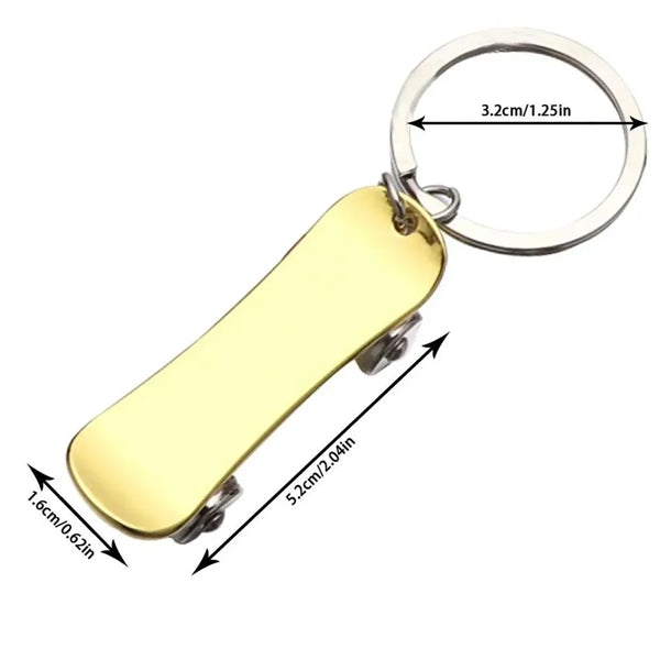 Mini Skateboard Key Chain
