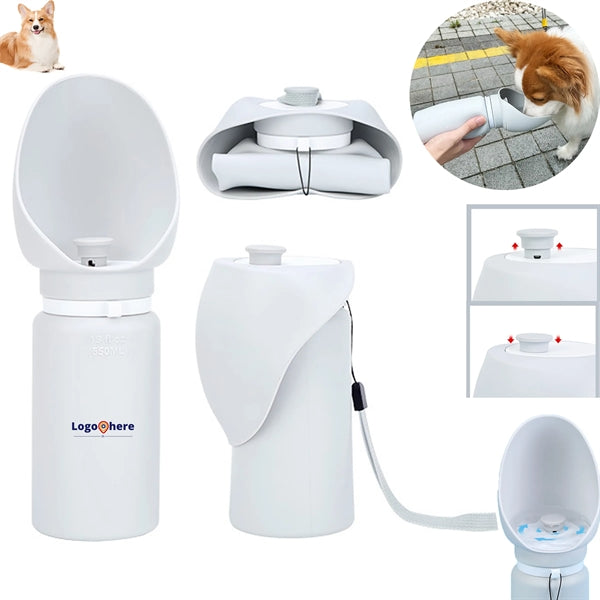 Foldable Silicone Dog Water Bottle