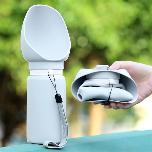 Foldable Silicone Dog Water Bottle