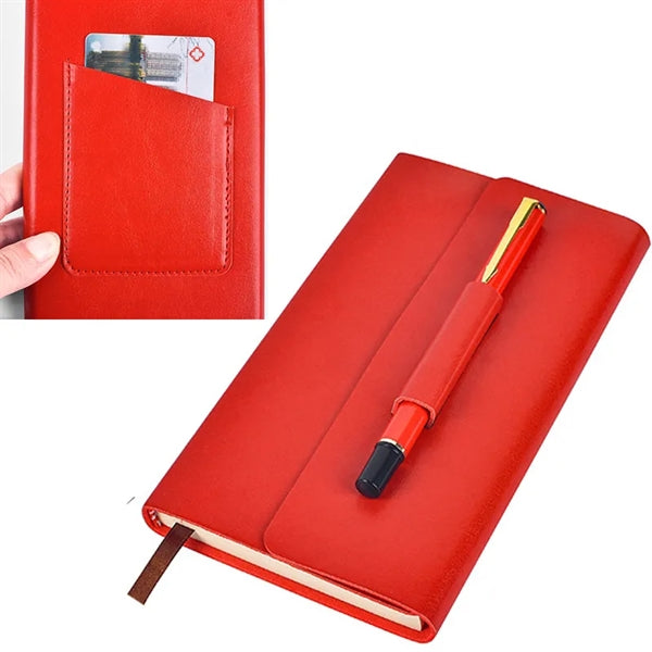 Notebook With Pen & Card Holder