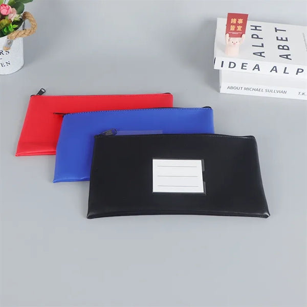 Zipper Security Bank Deposit Bag