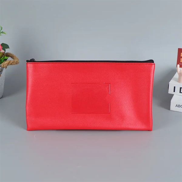 Zipper Security Bank Deposit Bag