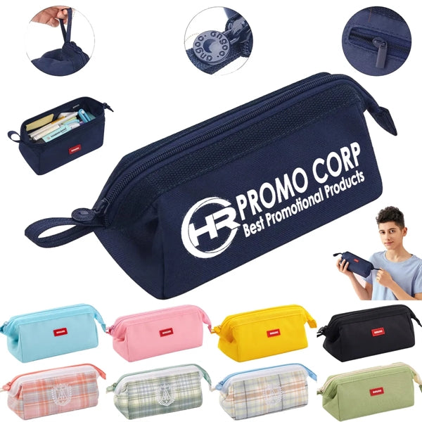 Durable Polyester Oxford Cloth Stationery Bag Pencil Case