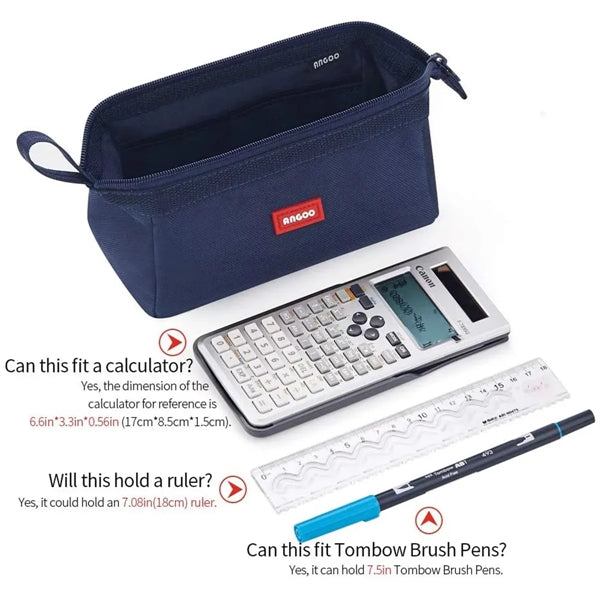 Durable Polyester Oxford Cloth Stationery Bag Pencil Case