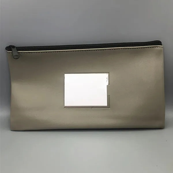 Zipper Security Bank Deposit Bag