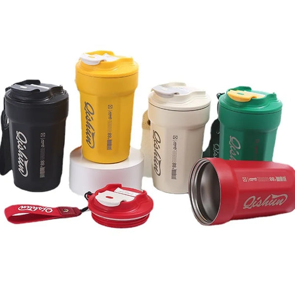 Insulated Coffee Cup with Leakproof Lid Travel Mugs