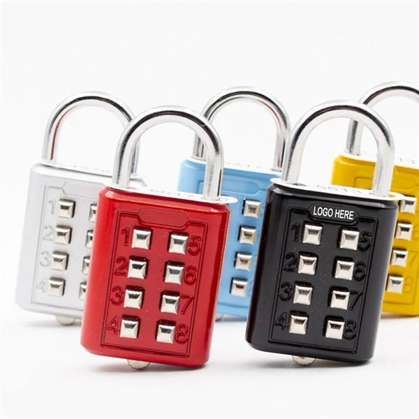 Durable 8 Digit Combination Padlock