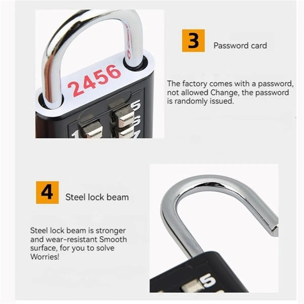 Durable 8 Digit Combination Padlock