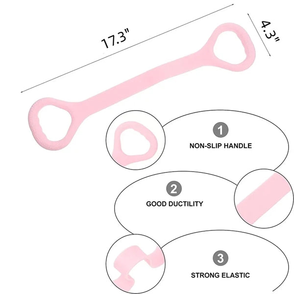 Stretch Exercise Elastic Resistance Bands with Handles