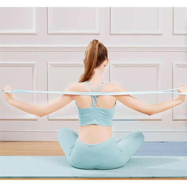 Stretch Exercise Elastic Resistance Bands with Handles