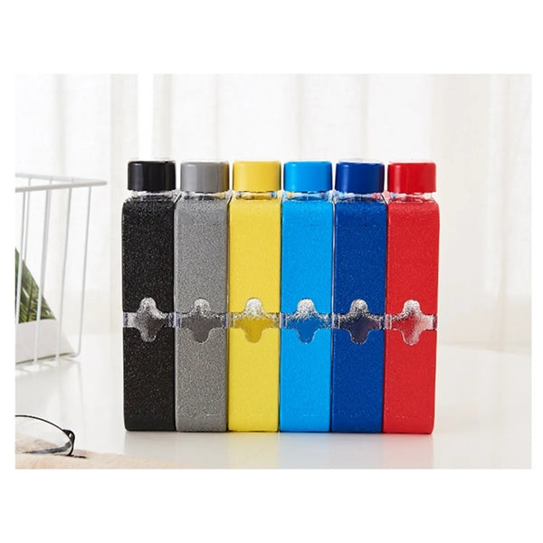 13oz Unique Square Outdoor Convenient Cold Drink Cup