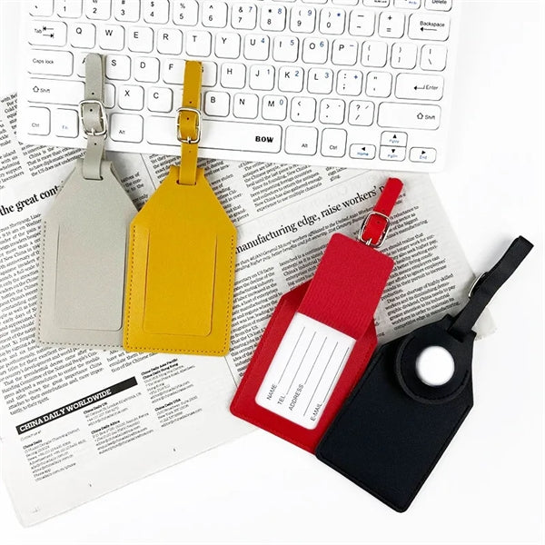 LUGGAGE TAG w/ Apple Tracker Holder