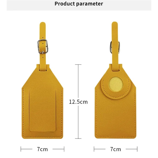 LUGGAGE TAG w/ Apple Tracker Holder