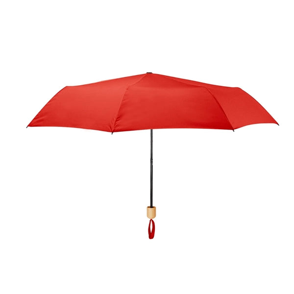 41" Arc Umbrella With 100% RPET Canopy & Bamboo Handle