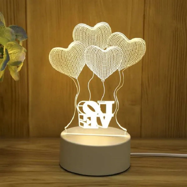 3D Illusion Night Light