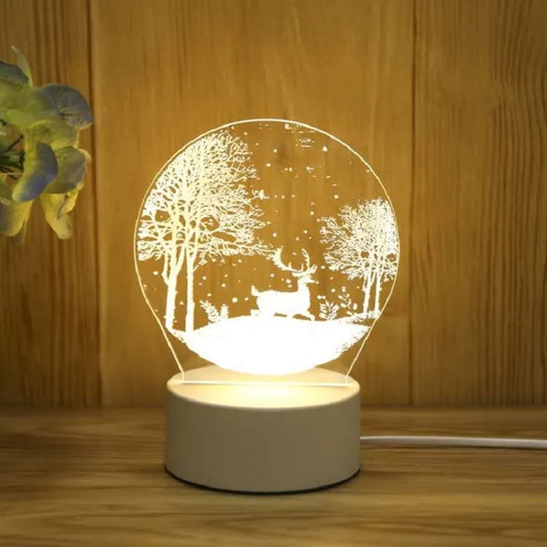 3D Illusion Night Light