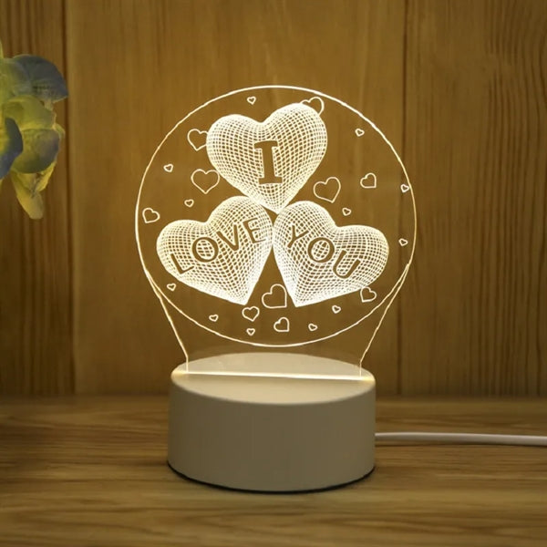 3D Illusion Night Light
