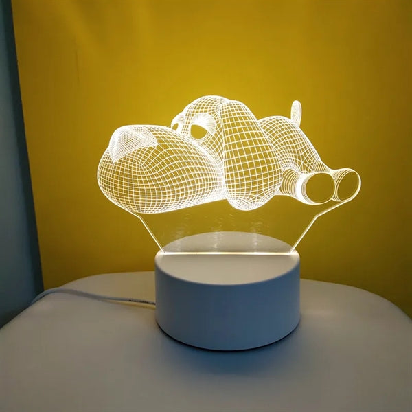 3D Illusion Night Light