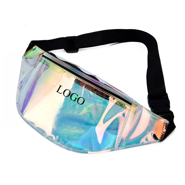 Clear Holographic Fanny Pack Stadium Approved