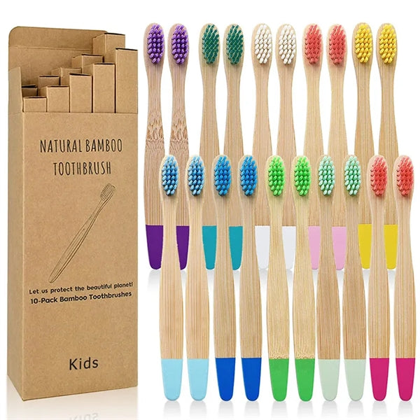 Eco-Friendly Kids Bamboo Toothbrush