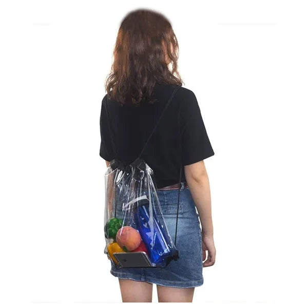 Transparent Clear Drawstring Backpack
