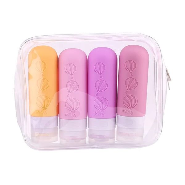 4 Pack Leak Proof Travel bottles for Toiletries
