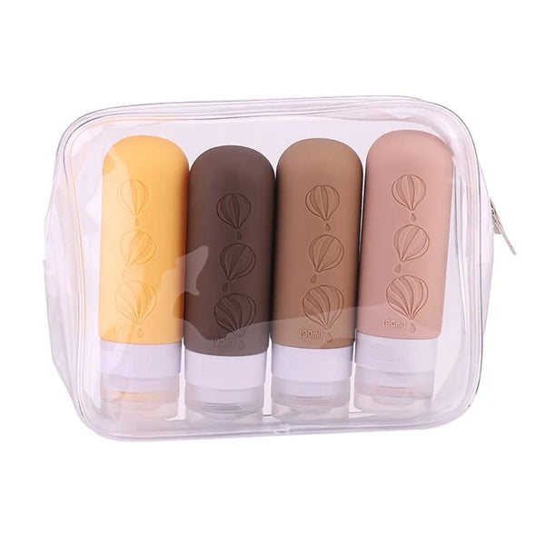 4 Pack Leak Proof Travel bottles for Toiletries
