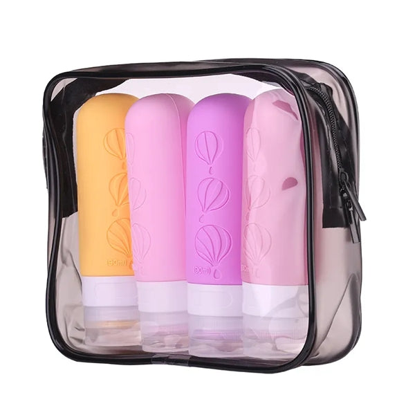 4 Pack Leak Proof Travel bottles for Toiletries