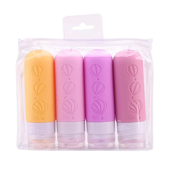 4 Pack Leak Proof Travel bottles for Toiletries