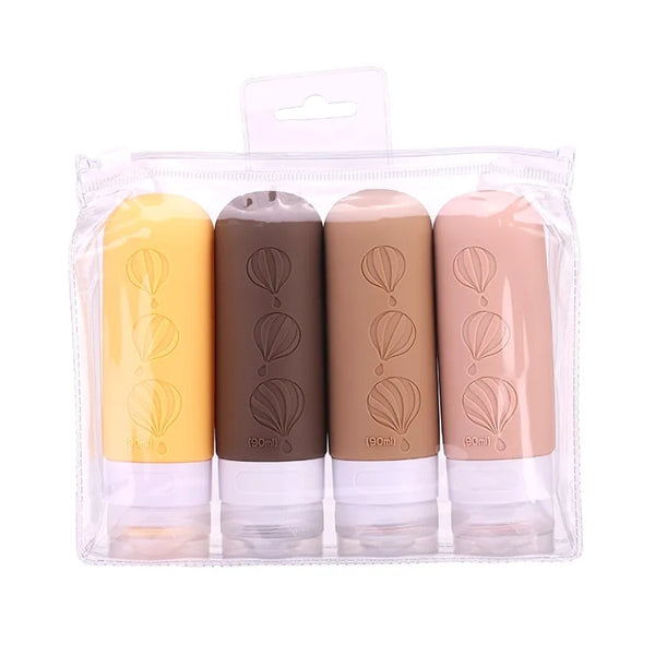 4 Pack Leak Proof Travel bottles for Toiletries