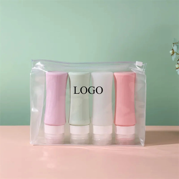 3OZ/90ML Silicone Travel Bottles for Toiletries(4PCS)