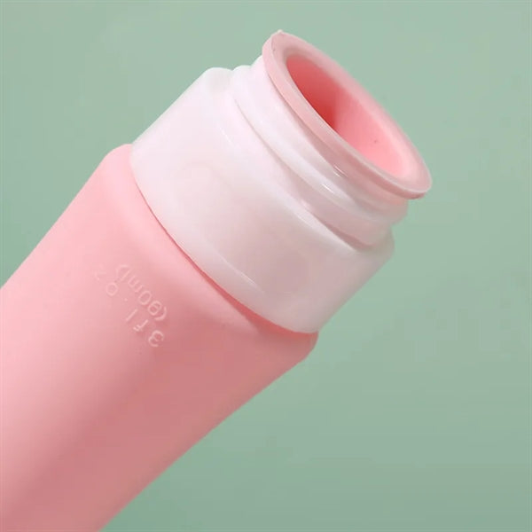 3OZ/90ML Silicone Travel Bottles for Toiletries(4PCS)