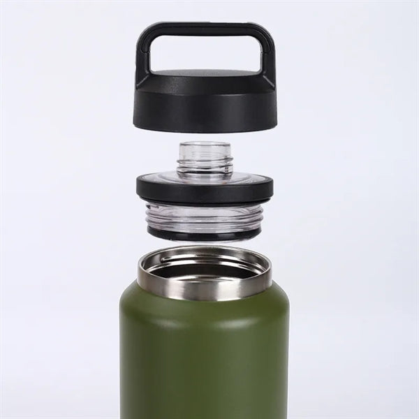 36oz Sports Powder Coated Stainless Steel Flask Bottle