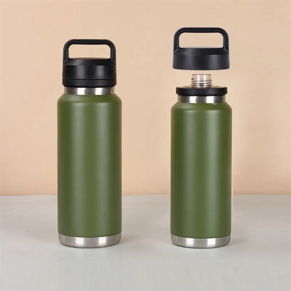 36oz Sports Powder Coated Stainless Steel Flask Bottle