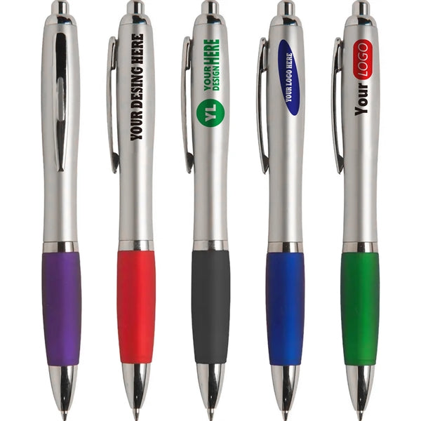 Colored Grip Ballpoint Pen