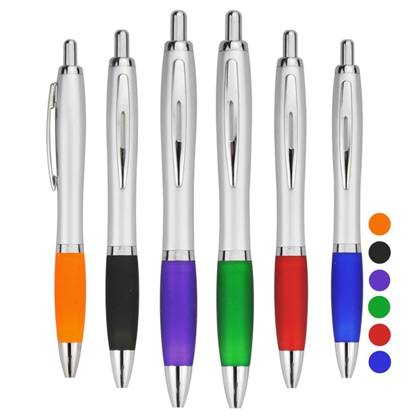 Colored Grip Ballpoint Pen