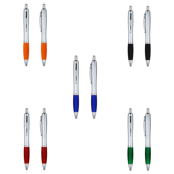 Colored Grip Ballpoint Pen