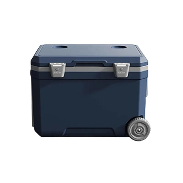 Portable Cooler Insulated Ice Chest with Wheels and Handles