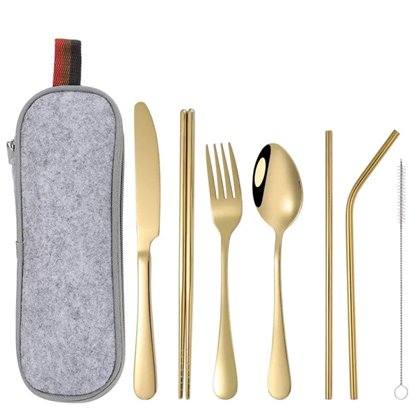 Stainless Steel Tableware Set