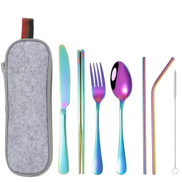 Stainless Steel Tableware Set