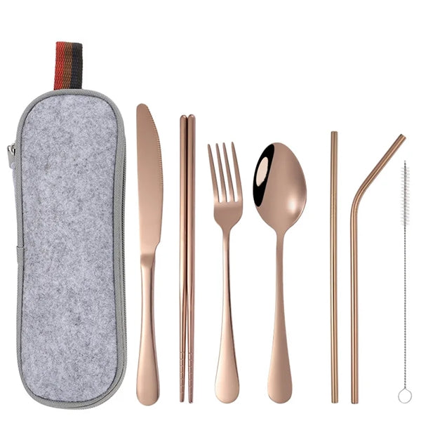 Stainless Steel Tableware Set
