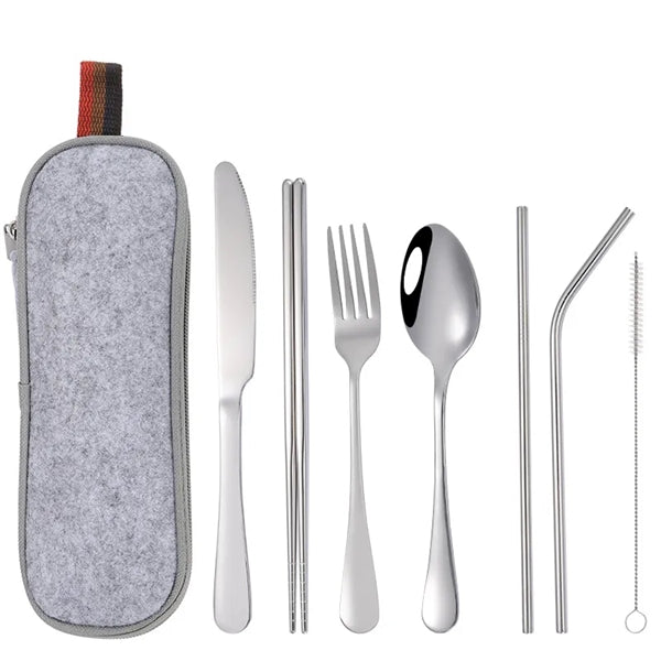 Stainless Steel Tableware Set