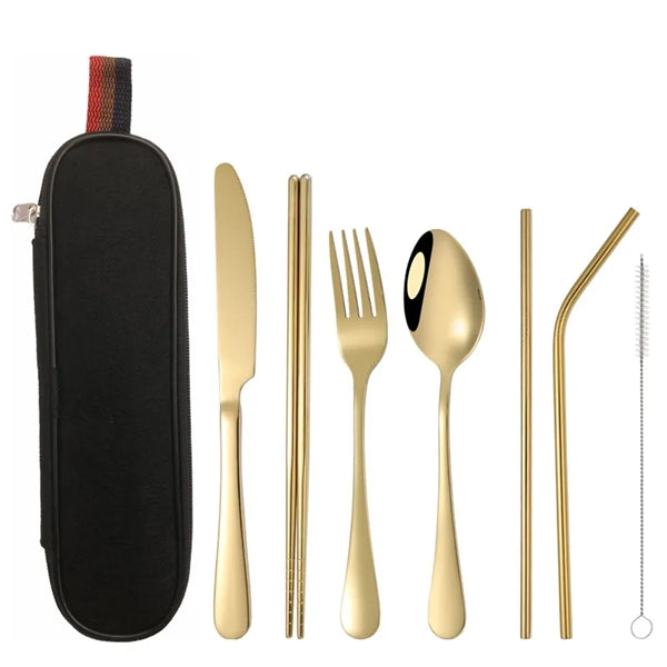 Stainless Steel Tableware Set